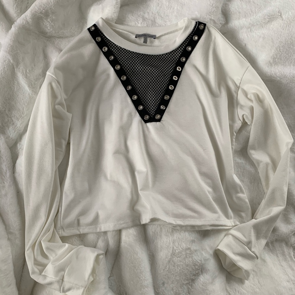 Long sleeve crop top